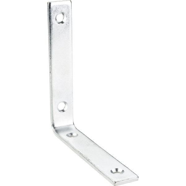 Hardware Resources 4"x4" Zinc Plated Steel Corner Brace 9217